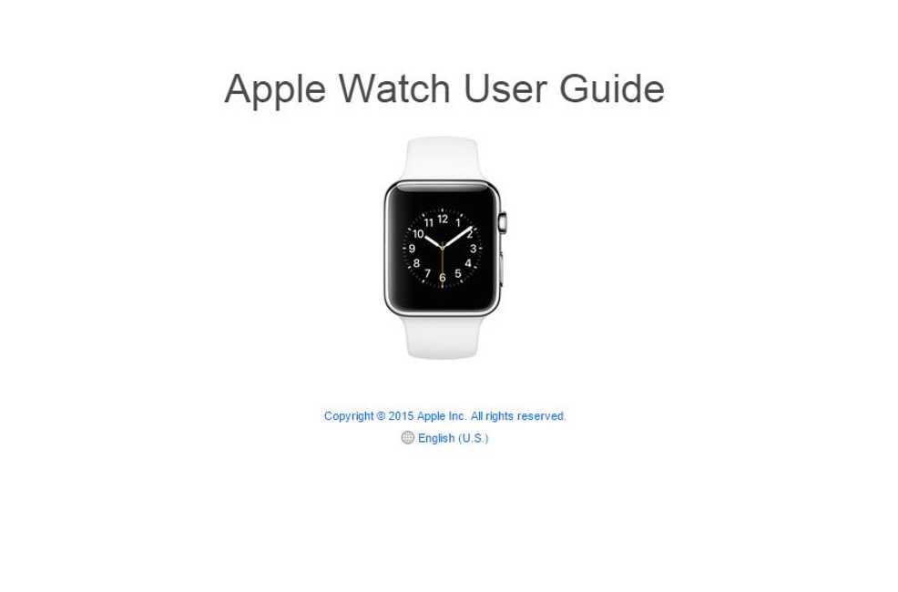 Apple Watch brugervejledning