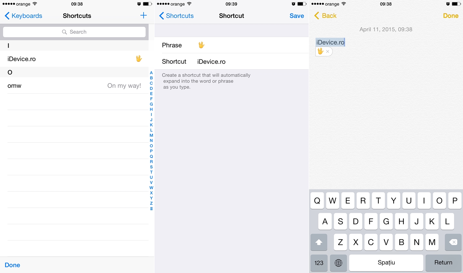 Bonjour Vulcain iOS 8.3 emoji