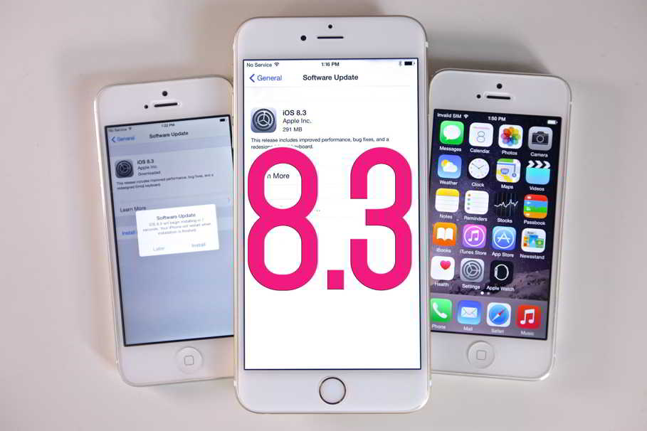 päivitä iOS 8.3