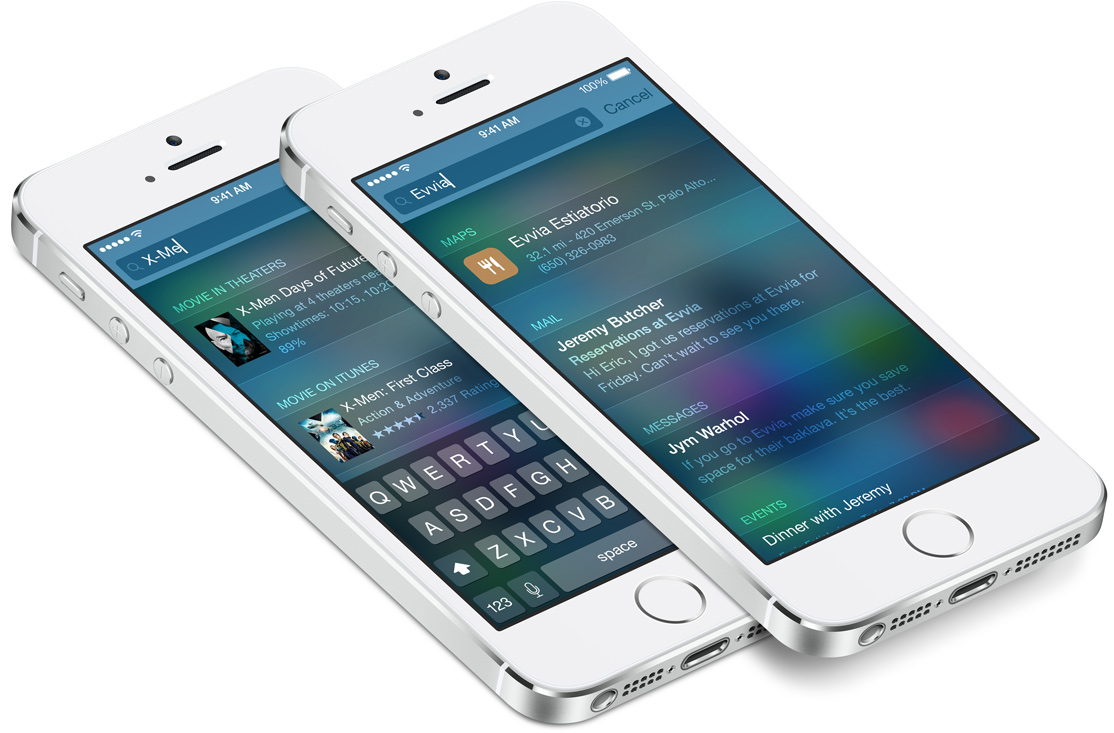 iOS 8 Spotlight