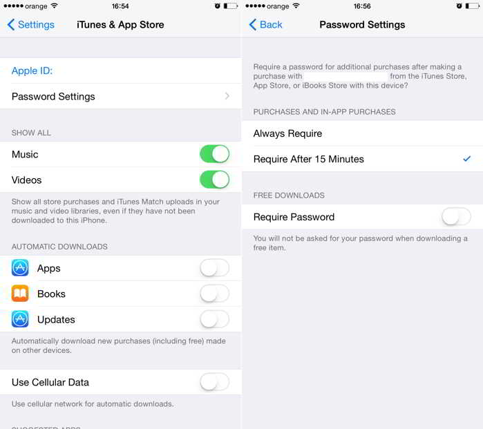 iOS 8.3 descarcare aplicatii gratuite fara parola