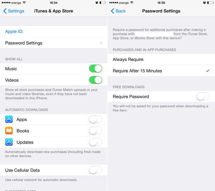 iOS 8.3 descarga aplicaciones gratuitas sin contraseña