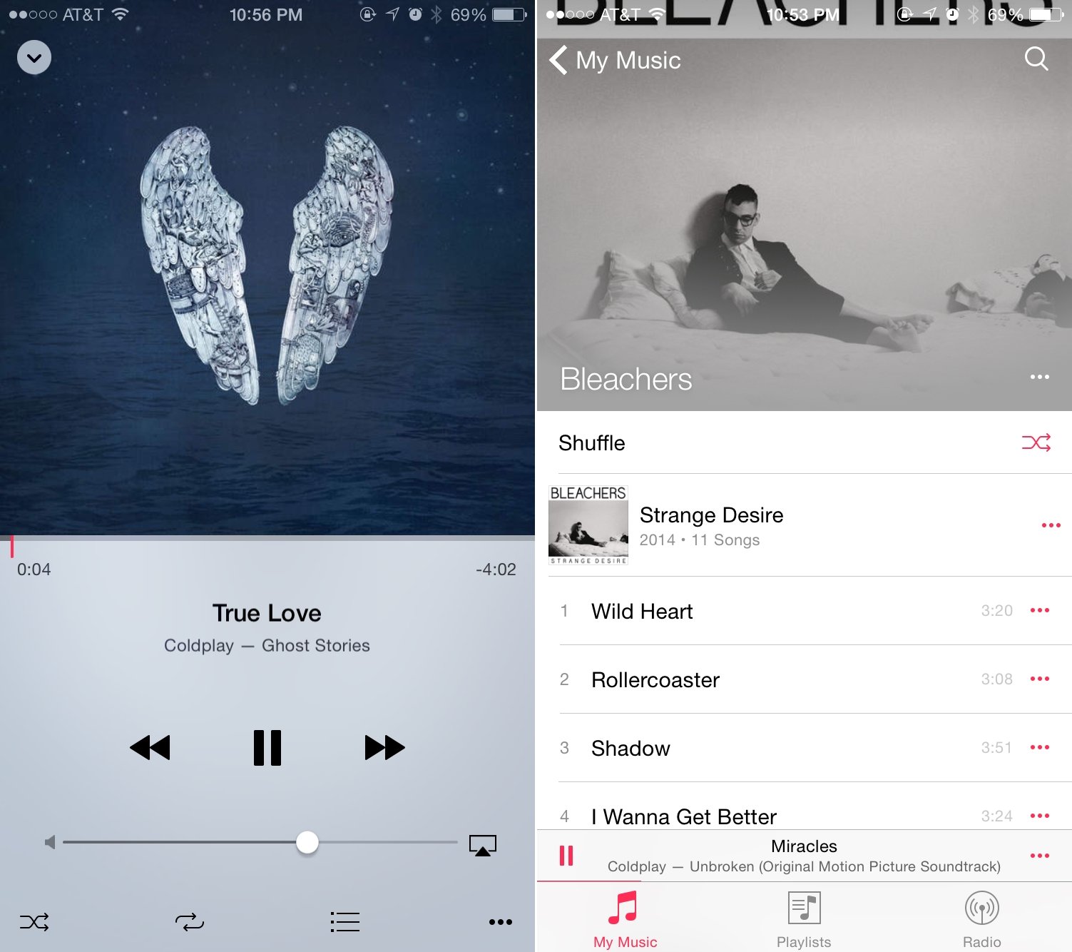 Application iOS 8.4 Musique Ma Musique 1