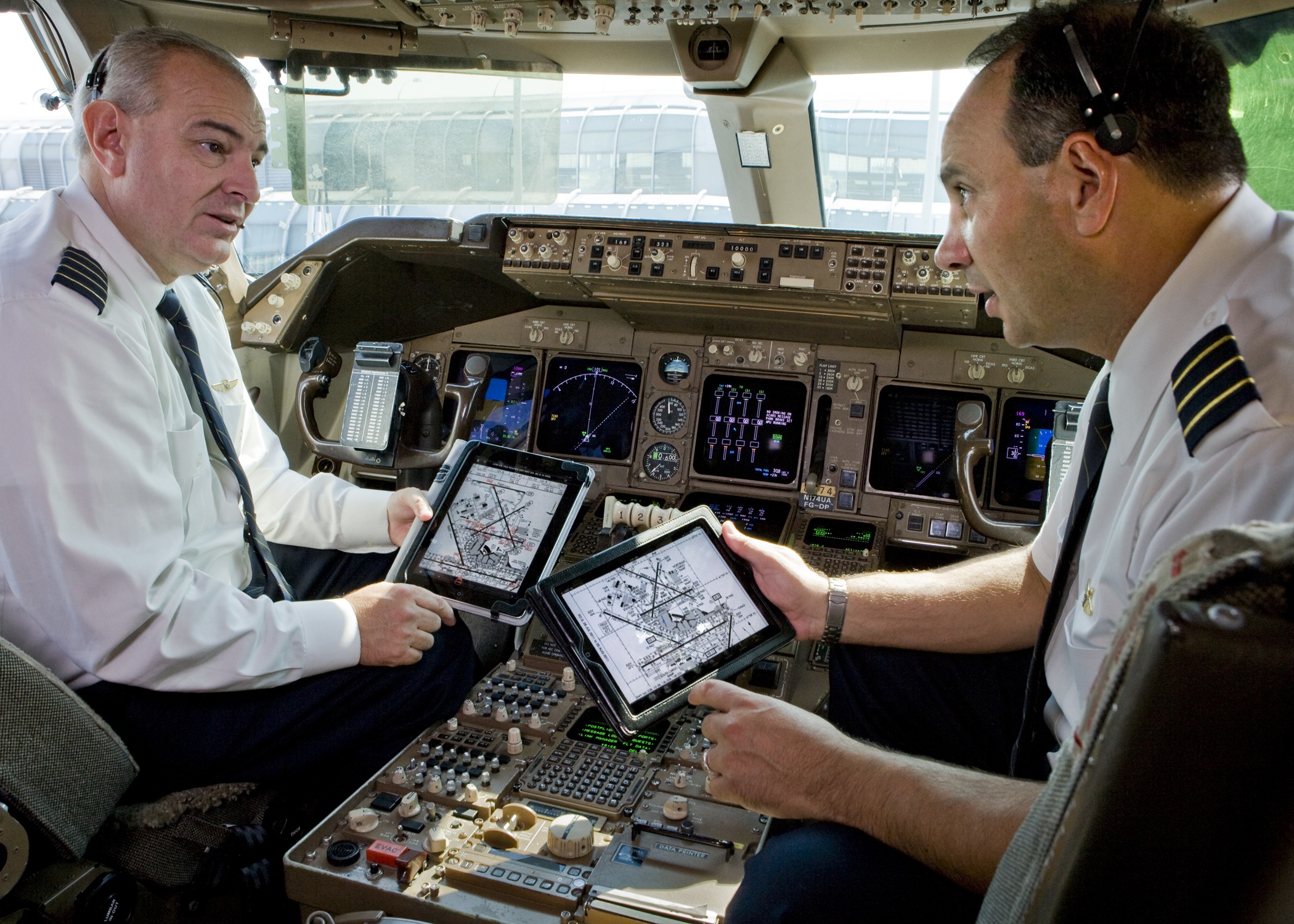 iPad dell'American Airlines