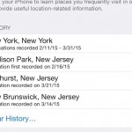 iOS 8 häufige Standorte 1