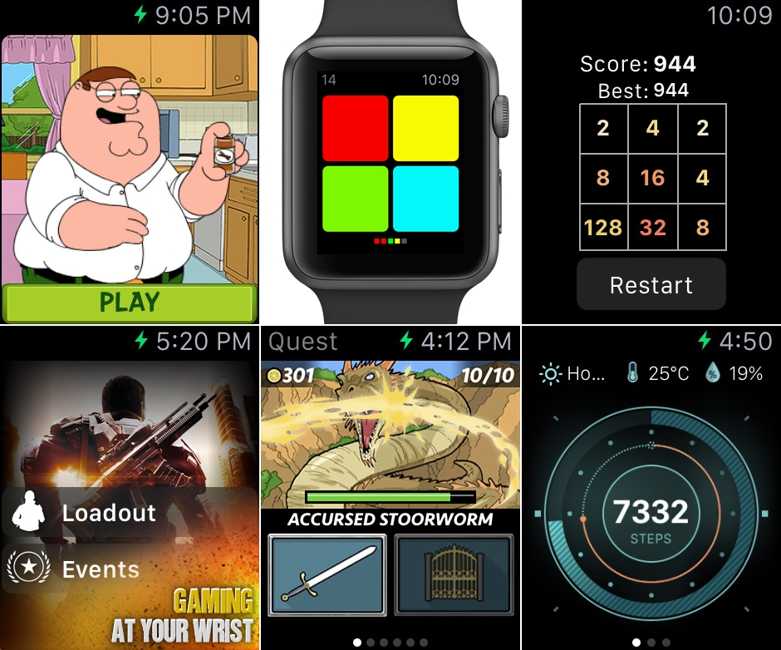 Apple Watch-spellen