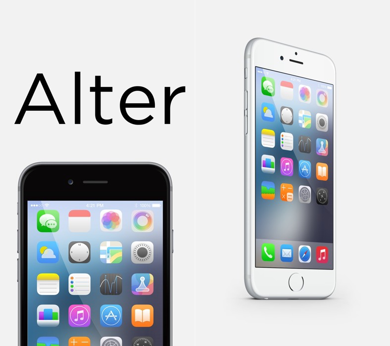 Alter iOS 8 theme