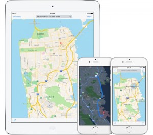 Mappe Apple TomTom