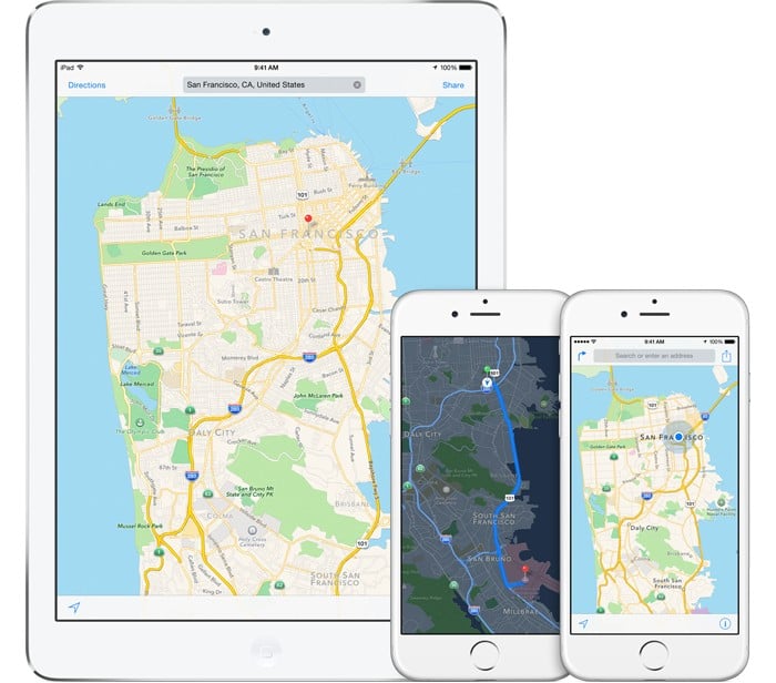 Mapas de Apple TomTom