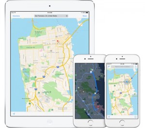 Proveedores de datos de Apple Maps