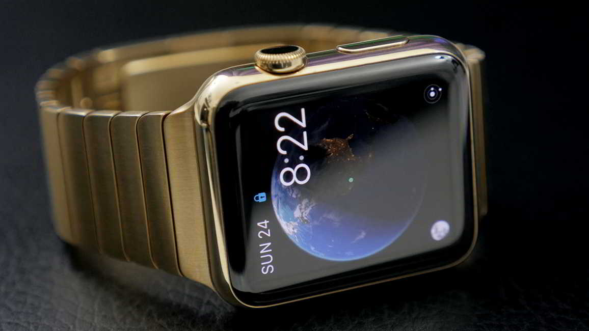 Pulsera dorada del Apple Watch Edición