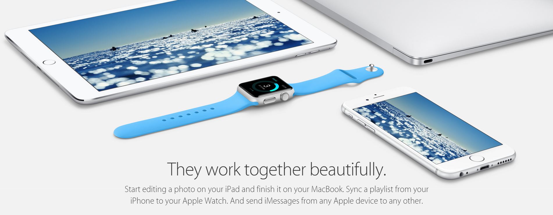 Apple Watch connectée iPhone Mac