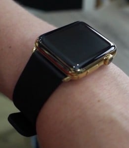 Yellow gold plated Apple Watch