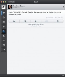 iPhoneTwitter van Barack Obama
