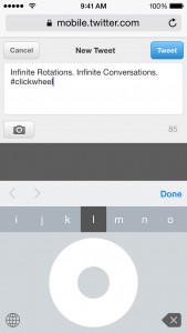 Click Wheel Keyboard