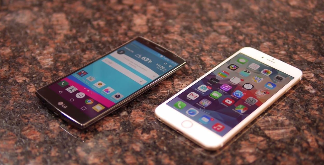 LG G4 contre iPhone 6 Plus