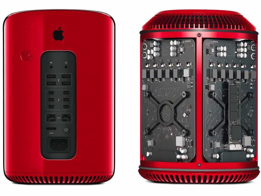 Mac Pro rouge