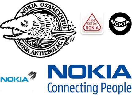 Evolution du logo Nokia - iDevice.ro