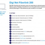 RCS RDS creste vitezele Digi Net Fiberlink 200