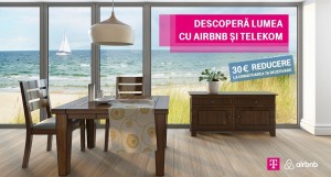 Telekom Romania 30 euron alennus majoituksesta Airbnb:n kautta