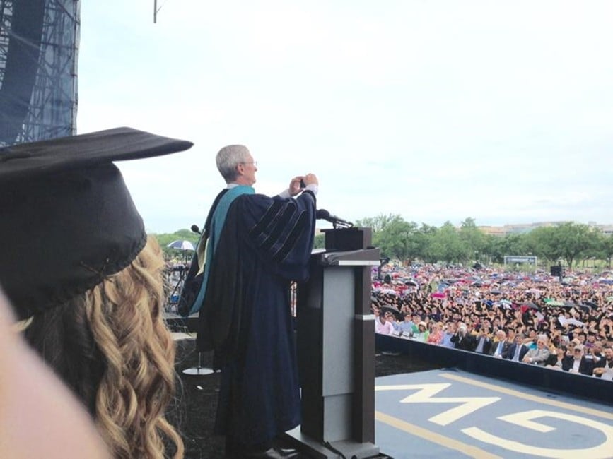 Rede an der Universität von Tim Cook