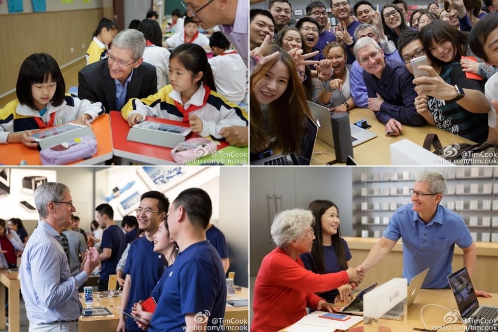 Tim Cook visits China