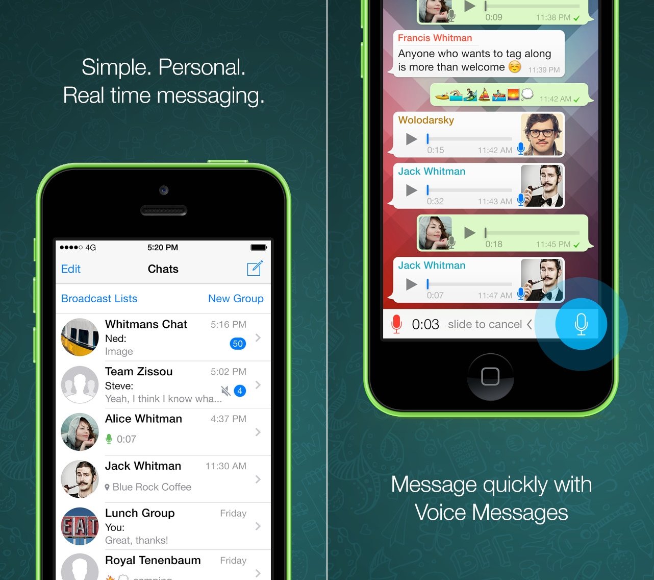 WhatsApp Messenger-uppdatering