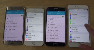 Velocidad wifi del iPhone 6 frente al Samsung Galaxy S6