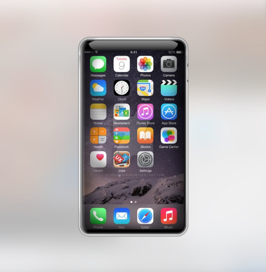 iPhone 7-concept zonder Home-knop