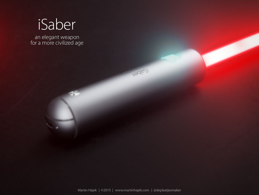 iSaber Star Wars Apple-concept - iDevice.ro