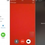 Facebook Messenger video call interface