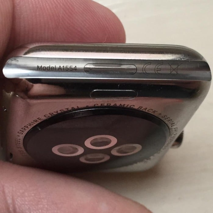 Apple Watch diagnostic port