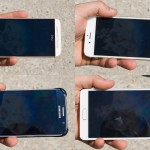 ulkokuvanäyttötesti iPhone 6 vs Galaxy S6 vs One M9 vs Galaxy Note 6 2