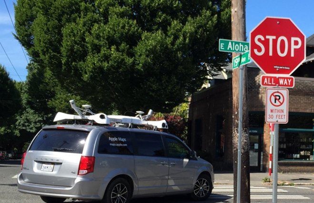 Coches de Apple Maps