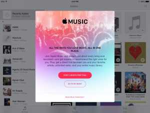 Avvisi di Apple Music