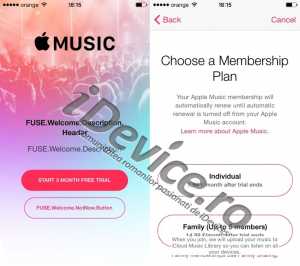 Apple Music lansat Romania