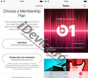 Prix ​​de l'abonnement Apple Music Europe