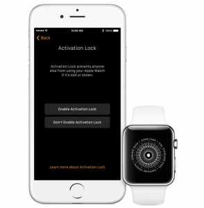 Apple Watch-Aktivierungssperre watchOS 2.0