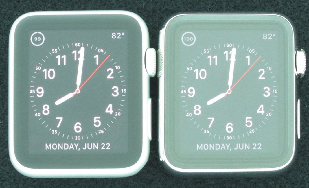 Apple Watch Sport good screen