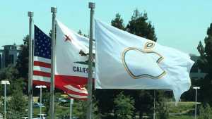 Apple gay flagga