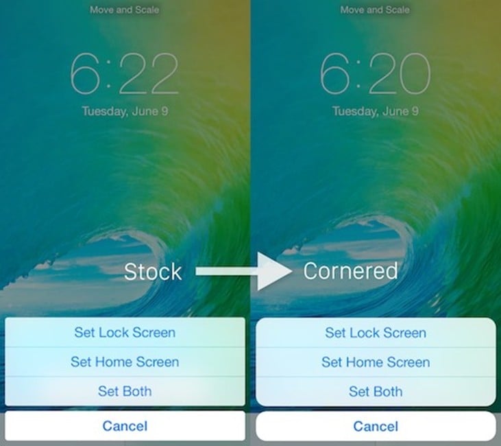 Cornered iOS 9