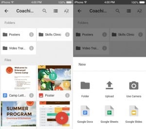 Google Drive material design