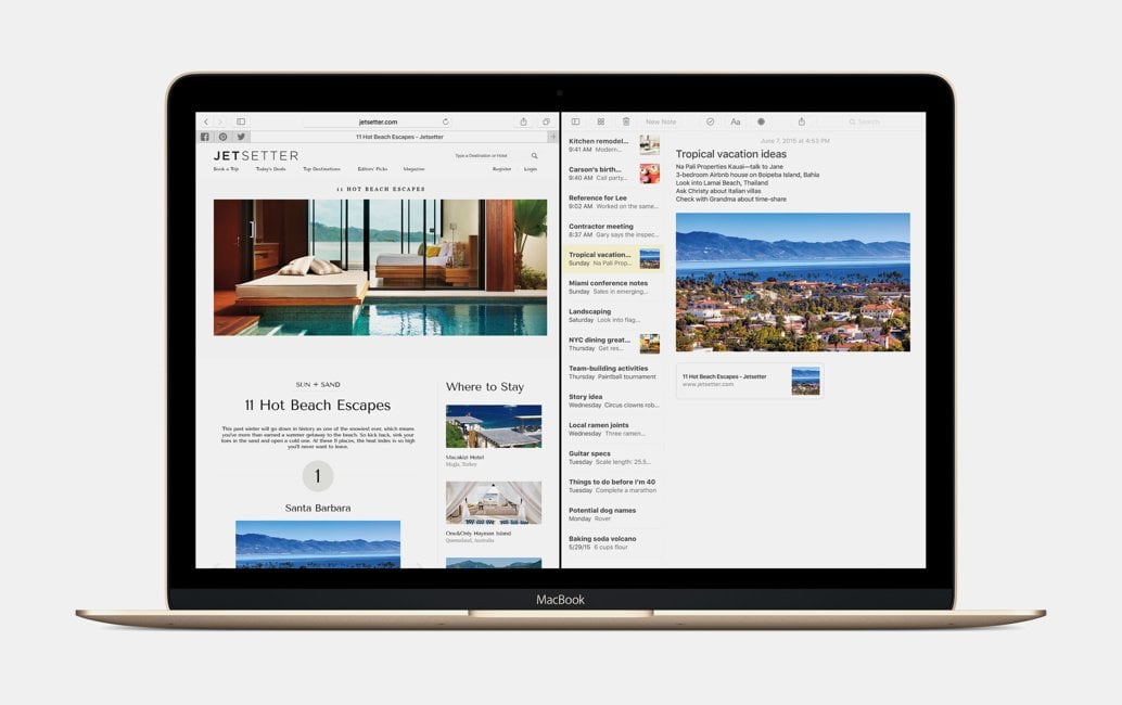 OS X El Capitanin asentaminen Maciin