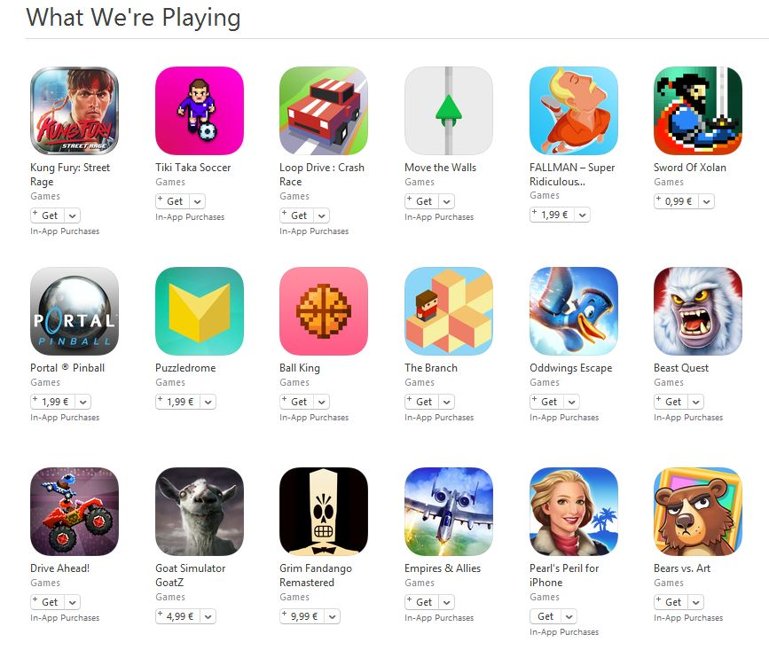 Los juegos favoritos de los empleados de Apple