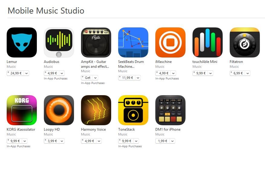 Mobiili musiikkistudio