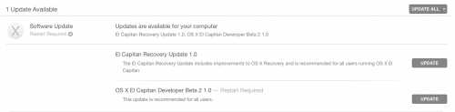 OS X 10.11 El Capitan beta 2