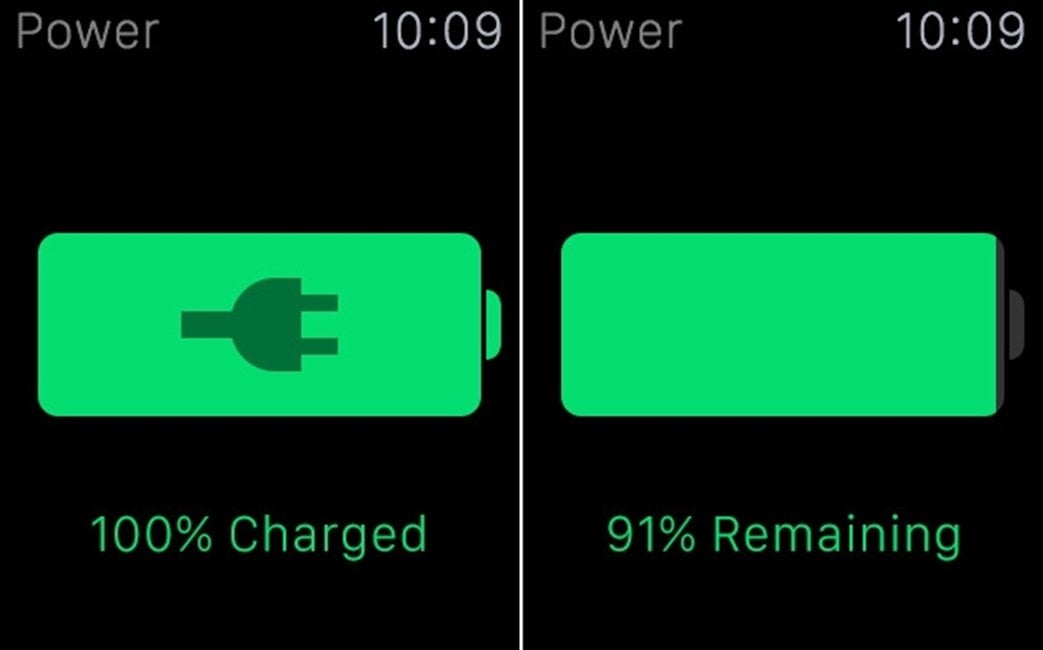 Power - Glance at battery life