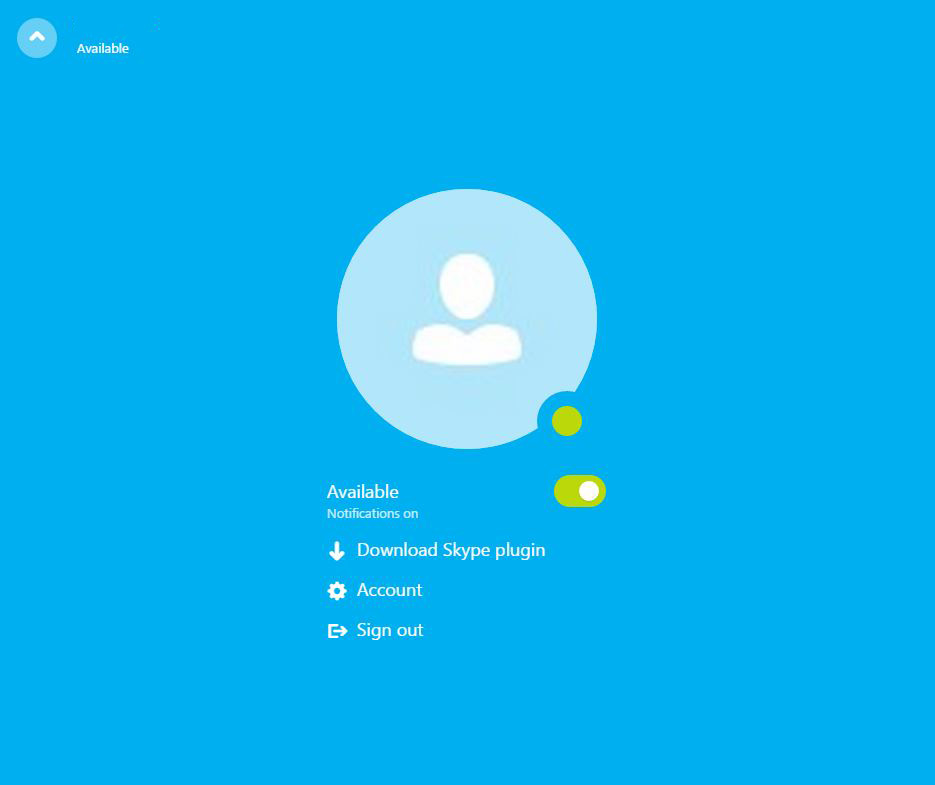 Skype im Web Beta Rumänien 2