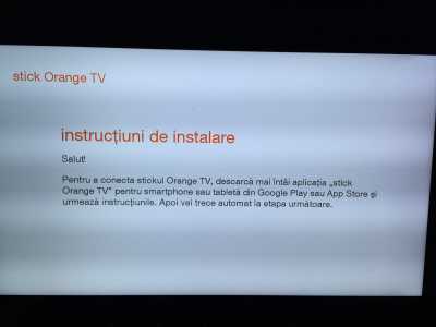 Stick Orange TV functionare 1
