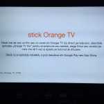 Stick Orange TV operation 5